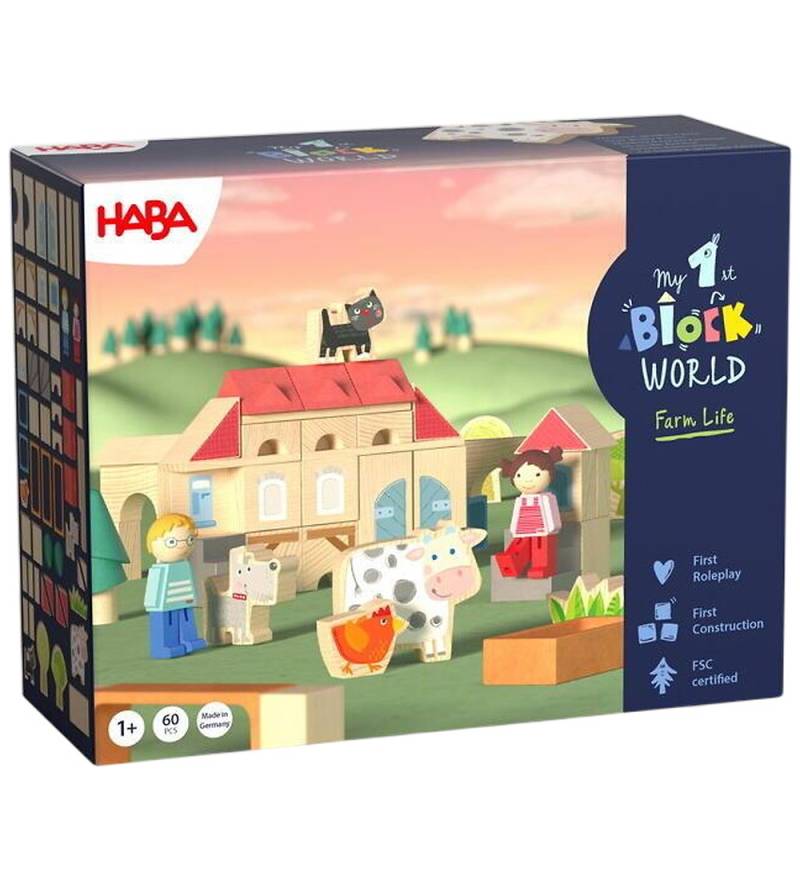 HABA Bauklötze - My First Blockwelt - Farm Life - Unsere geschäf - HABA - One Size - Klötze HABA Bauklötze - My First Blockwelt - Farm Life - Unsere geschäf - HABA - One Size - Klötze von HABA