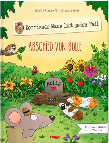 HABA Buch Kommissar Maus löst jeden Fall – Abschied von Bolle, Bilderbuch für Kinder ab 3 Jahren von HABA
