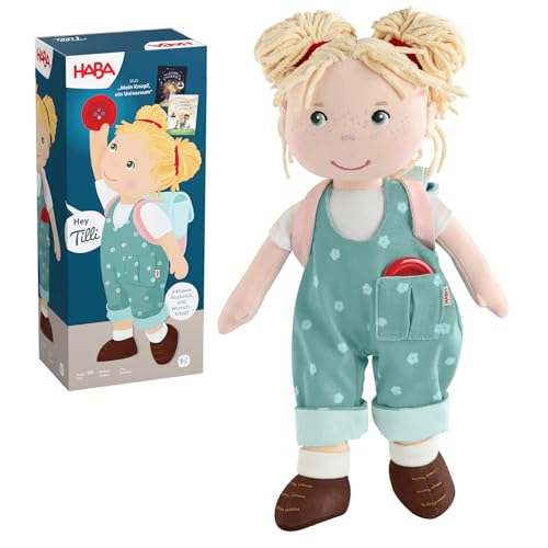 HABA Carmushka Puppe Tilli – 30 cm Stoffpuppe für Kleinkinder – weich, waschbar & leicht anziehbar – ab 18 Monaten – bekannt aus „Mein Knopf, EIN Universum“ – 2013203001 HABA Carmushka Puppe Tilli – 30 cm Stoffpuppe für Kleinkinder – weich, waschbar & leicht anziehbar – ab 18 Monaten – bekannt aus „Mein Knopf, EIN Universum“ – 2013203001 von HABA