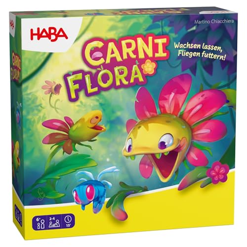 HABA Carni Flora – Wachsen Lassen, Fliegen futtern! – Kinderspiel für 2–4 Spieler ab 6 Jahren, strategisches Legespiel mit Pflanzen – 2012211001 HABA Carni Flora – Wachsen Lassen, Fliegen futtern! – Kinderspiel für 2–4 Spieler ab 6 Jahren, strategisches Legespiel mit Pflanzen – 2012211001 von HABA