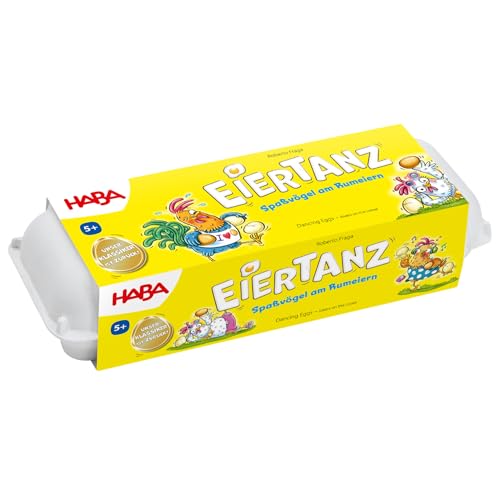 HABA Eiertanz – Der Spielklassiker aufregendes Geschicklichkeitsspiel für die ganze Familie ab 5 Jahren – 2012206001 von HABA