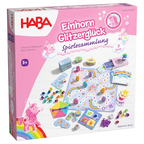HABA Einhorn Glitzerglück – Spielesammlung von HABA