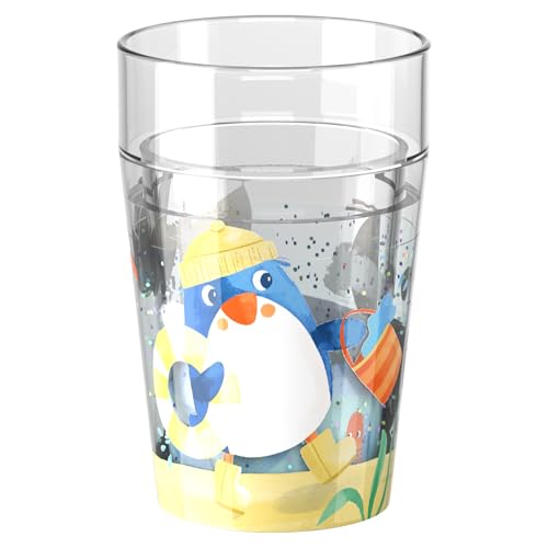HABA Glitzerbecher Pinguin – Kinderbecher mit funkelndem Glitzer-Effekt, perfekt für Wasser, Saft & Tee, Praktisch für kleine Hände – 2012447001 HABA Glitzerbecher Pinguin – Kinderbecher mit funkelndem Glitzer-Effekt, perfekt für Wasser, Saft & Tee, Praktisch für kleine Hände – 2012447001 von HABA