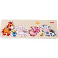 HABA - Greifpuzzle Bauernhof-Tierkinder, 4 Teile HABA - Greifpuzzle Bauernhof-Tierkinder, 4 Teile von HABA