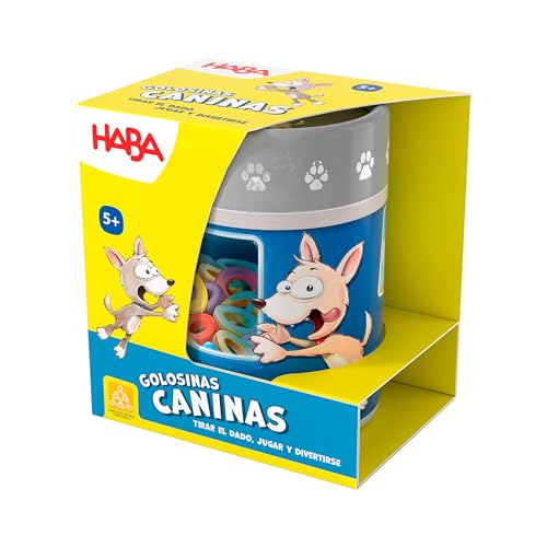 HABA 2010889003 - Hunde-Süßigkeiten, Würfelspiel für Kinder, ab 5 Jahren von HABA