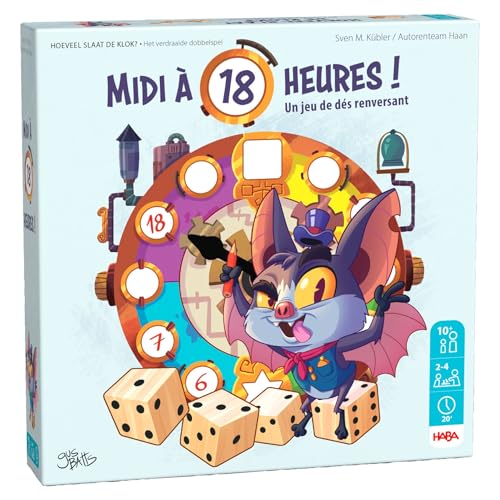 HABA Jetzt heizt es 18. – Wahnsinniges Würfelspiel mit viel Interaktion, jedes Spiel ist Anders Dank verschiedener Spielblätter, Familienspiel ab 10 Jahren von HABA