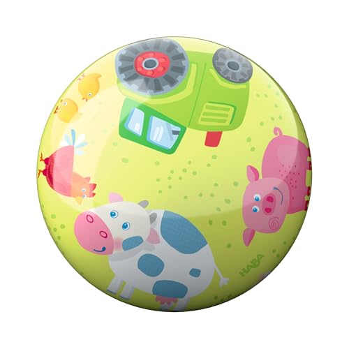 HABA Kinderball Bauernhof-Tiere – 22 cm, mit Ventil, robuster Kunststoff, bunter Spielball für drinnen & draußen, ab 2 Jahren – 2012745001 HABA Kinderball Bauernhof-Tiere – 22 cm, mit Ventil, robuster Kunststoff, bunter Spielball für drinnen & draußen, ab 2 Jahren – 2012745001 von HABA