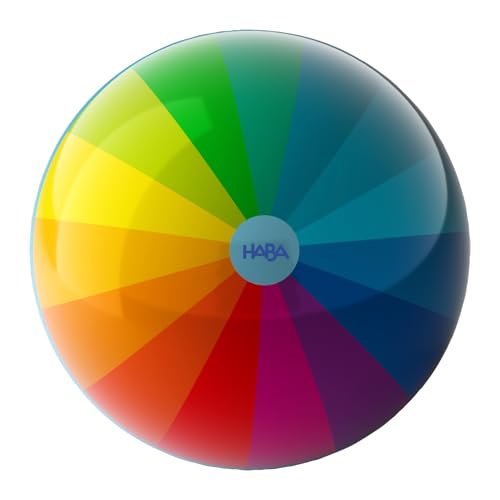 HABA Kinderball Regenbogen – 14 cm, mit Ventil, robuster Kunststoff, Spielball mit Regenbogenfarben, für drinnen & draußen, ab 2 Jahren – 2012749001 HABA Kinderball Regenbogen – 14 cm, mit Ventil, robuster Kunststoff, Spielball mit Regenbogenfarben, für drinnen & draußen, ab 2 Jahren – 2012749001 von HABA