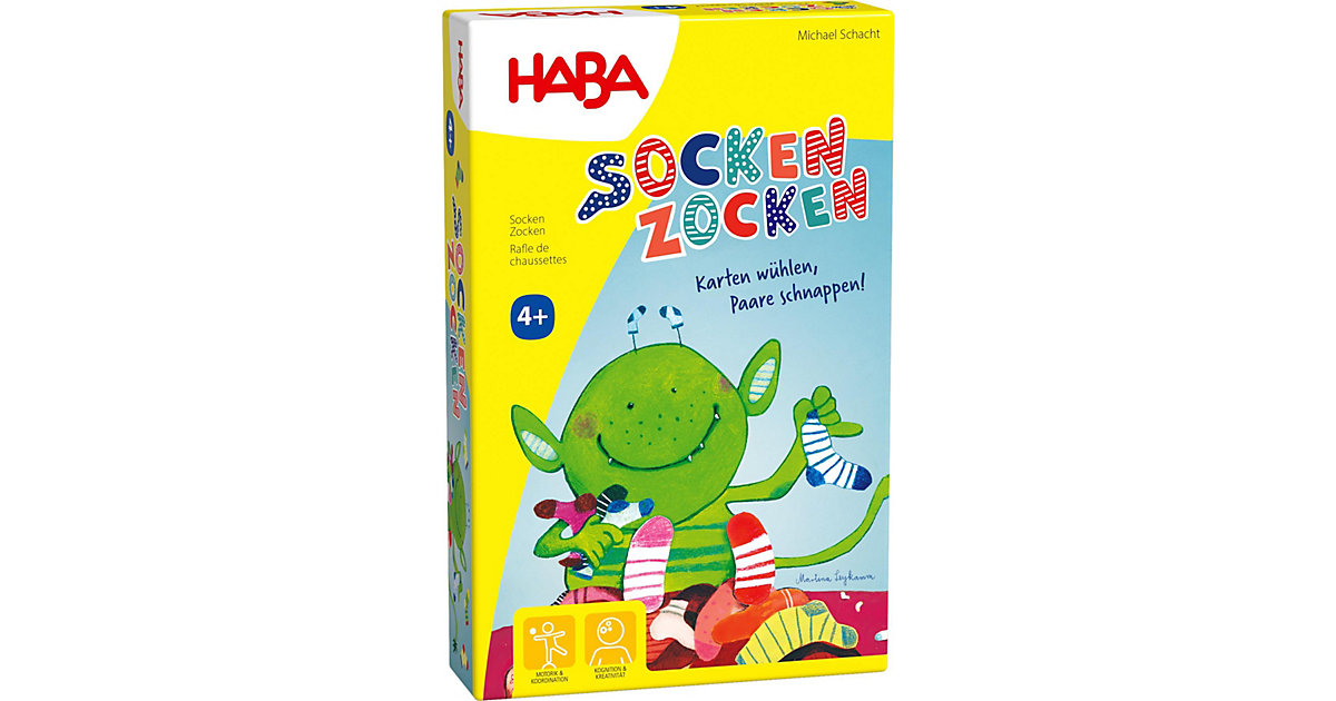 HABA Kinderspiel Socken Zocken HABA Kinderspiel Socken Zocken von HABA