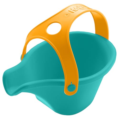 HABA Kleinkind-Gießkanne – Gießspielzeug für Garten, Sandkasten & Strand – Robust, handlich & langlebig, Kinder-Gießkanne in Türkis-Blau – 2013029002 von HABA