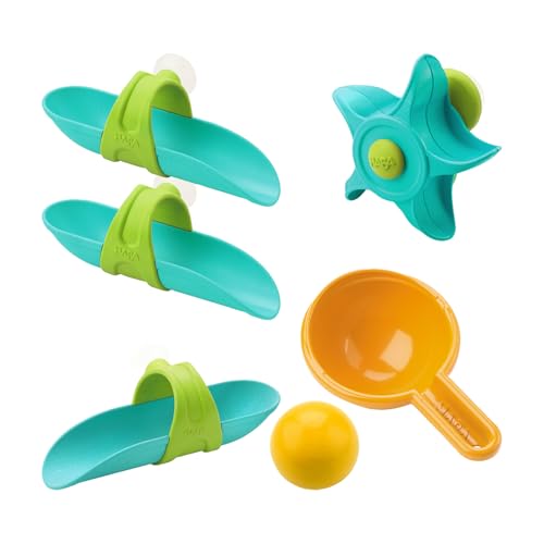 HABA Kugelbahn Badespaß-Wasserstrudel – buntes Badewannenspielzeug mit Saugnäpfen, Wasserspielzeug für Badezimmer, für Kinder ab 3 Jahren – 2013027001 von HABA
