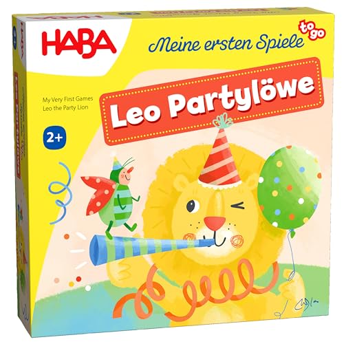 HABA Meine ersten Spiele to Go – Leo Partylöwe – Kinderspiel ab 2 Jahren, Memospiel für unterwegs für 1-4 Spieler – 2012213001 HABA Meine ersten Spiele to Go – Leo Partylöwe – Kinderspiel ab 2 Jahren, Memospiel für unterwegs für 1-4 Spieler – 2012213001 von HABA