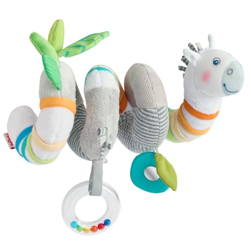 HABA Mobile-Spirale Pinguin – abnehmbare Tier-Figur, Glöckchen und Spiegelfolie, für Kinderwagen und Gitterbett, für Babys ab 0 Jahren, Geschenk zur Geburt – 2012335001 von HABA