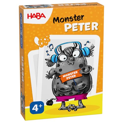 HABA Monster Peter – Kartenspiel-Klassiker für Kinder ab 4 Jahren – fördert die Aufmerksamkeit und die sozialen Interaktionen – 2013366002 von HABA