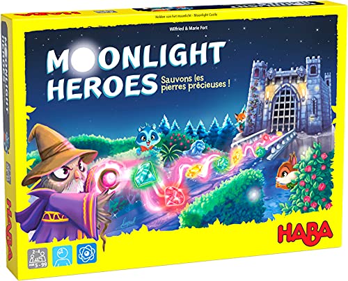 HABA - Moonlight Heroes – Gesellschaftsspiel – Ein magisches Sammel- und Strategiespiel – 5 Jahre und älter – 306484 bunt von HABA
