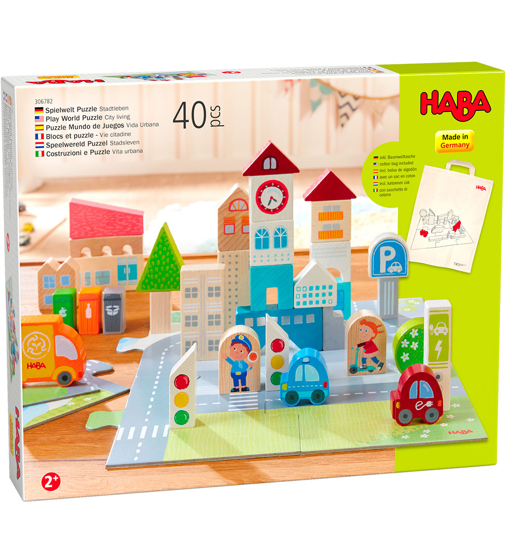 HABA Play Welt Puzzlespiel - 40 Teile - HABA - One Size - Puzzlespiele von HABA