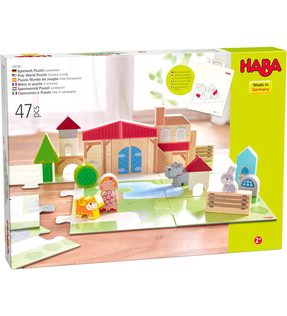 HABA Play Welt Puzzlespiel - 47 Teile - HABA - One Size - Puzzlespiele HABA Play Welt Puzzlespiel - 47 Teile - HABA - One Size - Puzzlespiele von HABA