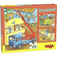 HABA - Puzzle Auf der Baustelle, 20 Teile von HABA