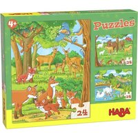 HABA - Puzzle Tierfamilien, 20 Teile von HABA
