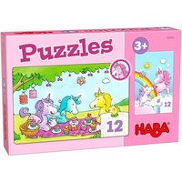 HABA - Puzzles Einhorn Glitzerglück - Rosalie & Friends, 12 Teile HABA - Puzzles Einhorn Glitzerglück - Rosalie & Friends, 12 Teile von HABA