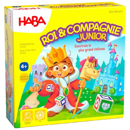 HABA Rey & Compagnie Junior Würfelspiel für Kinder ab 4 Jahren, Brettspiel für 2-4 Spieler, einfache Regeln, großer Spielspaß - Made in Germany - 1307126003 von HABA