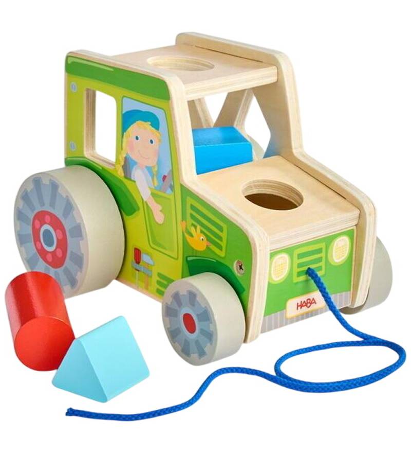 HABA Steckspiel - Sortieren Box Tractor - HABA - One Size - Steckspiele von HABA