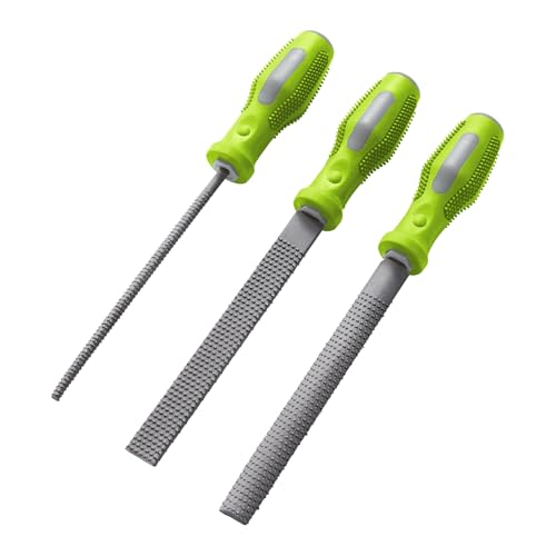 HABA Terra Kids Holzraspel-Set – Kinderwerkzeug-Set mit 3 Raspeln (rund, halbrund, flach), ideal für Holzarbeiten & Outdoor-Basteleien, ab 7 Jahren – 1304342001 von HABA