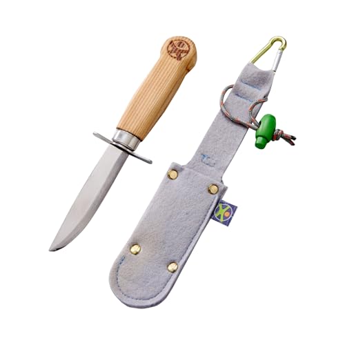 HABA Terra Kids Opinel Taschenmesser - robustes & handliches Schnitzmesser Set für Kinder ab 6 Jahren - Bastelwerkzeug, Kindermesser & Outdoor Forscherausrüstung in einem - 303538 HABA Terra Kids Opinel Taschenmesser - robustes & handliches Schnitzmesser Set für Kinder ab 6 Jahren - Bastelwerkzeug, Kindermesser & Outdoor Forscherausrüstung in einem - 303538 von HABA