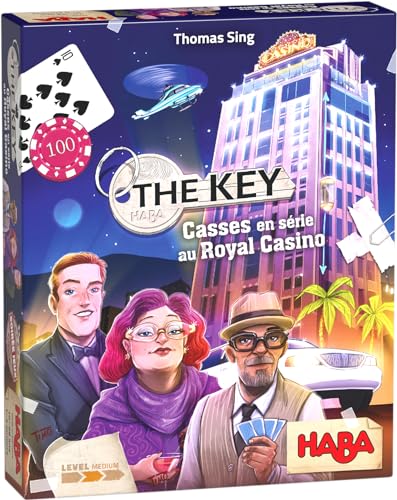 HABA - The Key – Serienkassen im Royal Casino – Gesellschaftsspiele – Ermittlungsspiele – ab 10 Jahren – 306850 von HABA