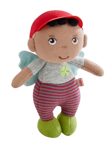 HABA Unisex Stoffpuppe 2-Pack Schutzengel im Doppelpack - Oskar & Lore - Größe 19cm von HABA