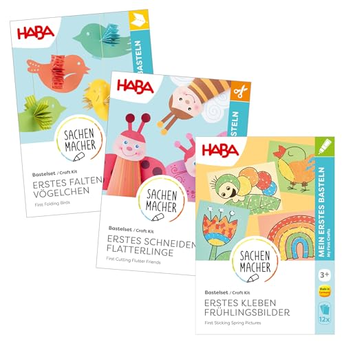 HABA XXL Frühlings-Bastelset – Perfekt für kleine Bastelanfänger: Frühlingsmotive wie Bienen & Vögel zum Schneiden, Kleben & Falten – Frühlingsdeko für Kinder ab 3 Jahren – 2013010 HABA XXL Frühlings-Bastelset – Perfekt für kleine Bastelanfänger: Frühlingsmotive wie Bienen & Vögel zum Schneiden, Kleben & Falten – Frühlingsdeko für Kinder ab 3 Jahren – 2013010 von HABA