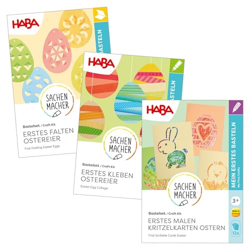HABA XXL Oster-Bastelset – Ideal für Erstbastler: Ostermotive zum Kritzeln und Ausmalen, Oster-Eier zum Falten, Kleben und Gestalten – Bunte Osterdekoration – Ab 3 Jahren – 2013009 HABA XXL Oster-Bastelset – Ideal für Erstbastler: Ostermotive zum Kritzeln und Ausmalen, Oster-Eier zum Falten, Kleben und Gestalten – Bunte Osterdekoration – Ab 3 Jahren – 2013009 von HABA