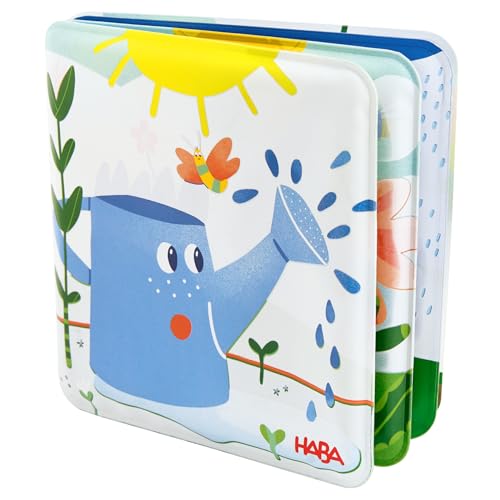 HABA Badebuch Regenspaß - Magisches Wasserbuch mit Zauber-Spieleffekt für Kinder ab 1 Jahr – Badebuch mit Überraschungseffekt - 2012342001 von HABA