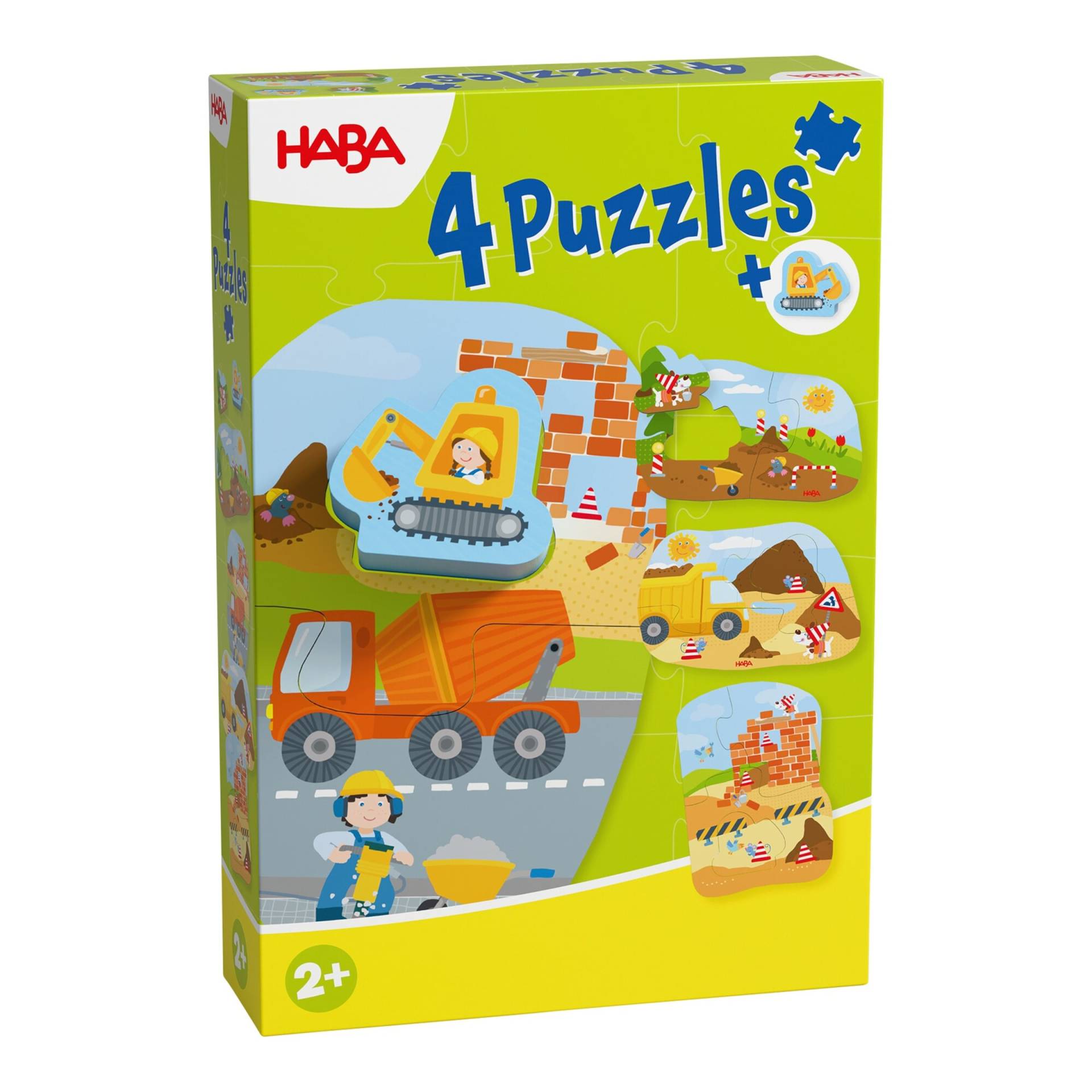 Haba 4 erste Puzzles - Baustelle Haba 4 erste Puzzles - Baustelle von HABA