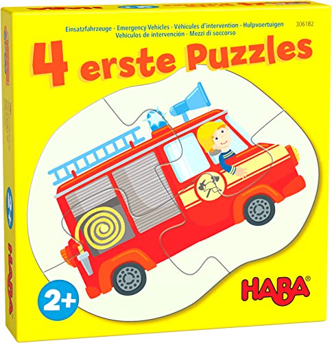 HABA -4 erste Puzzles – Einsatzfahrzeuge von HABA