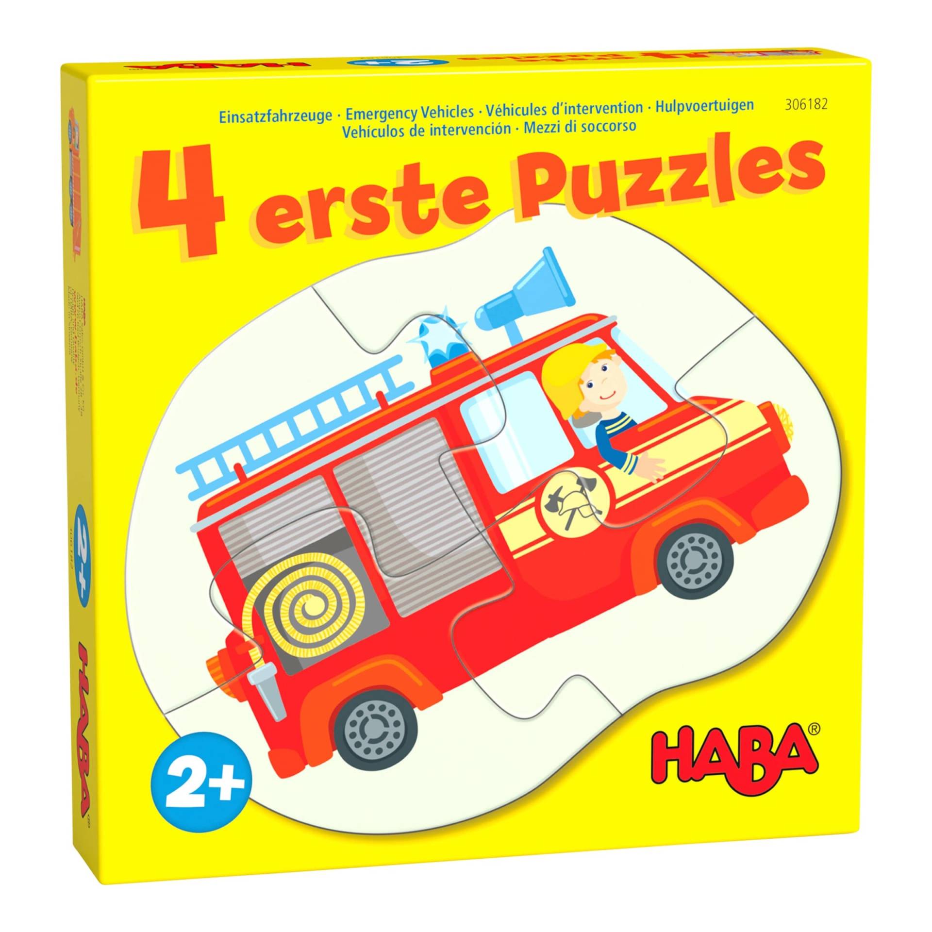 Haba 4 erste Puzzles - Einsatzfahrzeuge Haba 4 erste Puzzles - Einsatzfahrzeuge von HABA