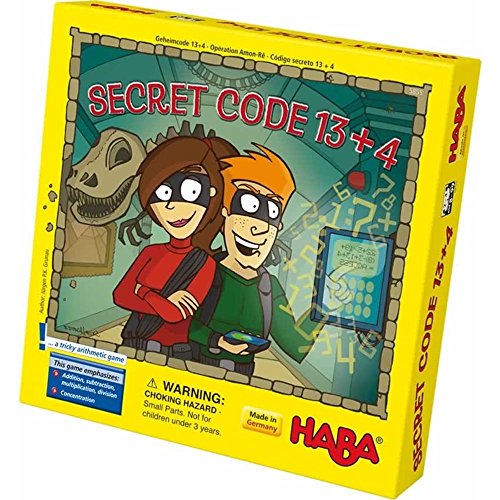 HABA Secret Code 13+4 A Tricky Arithmetic Game (Made in Germany) by HABA von HABA