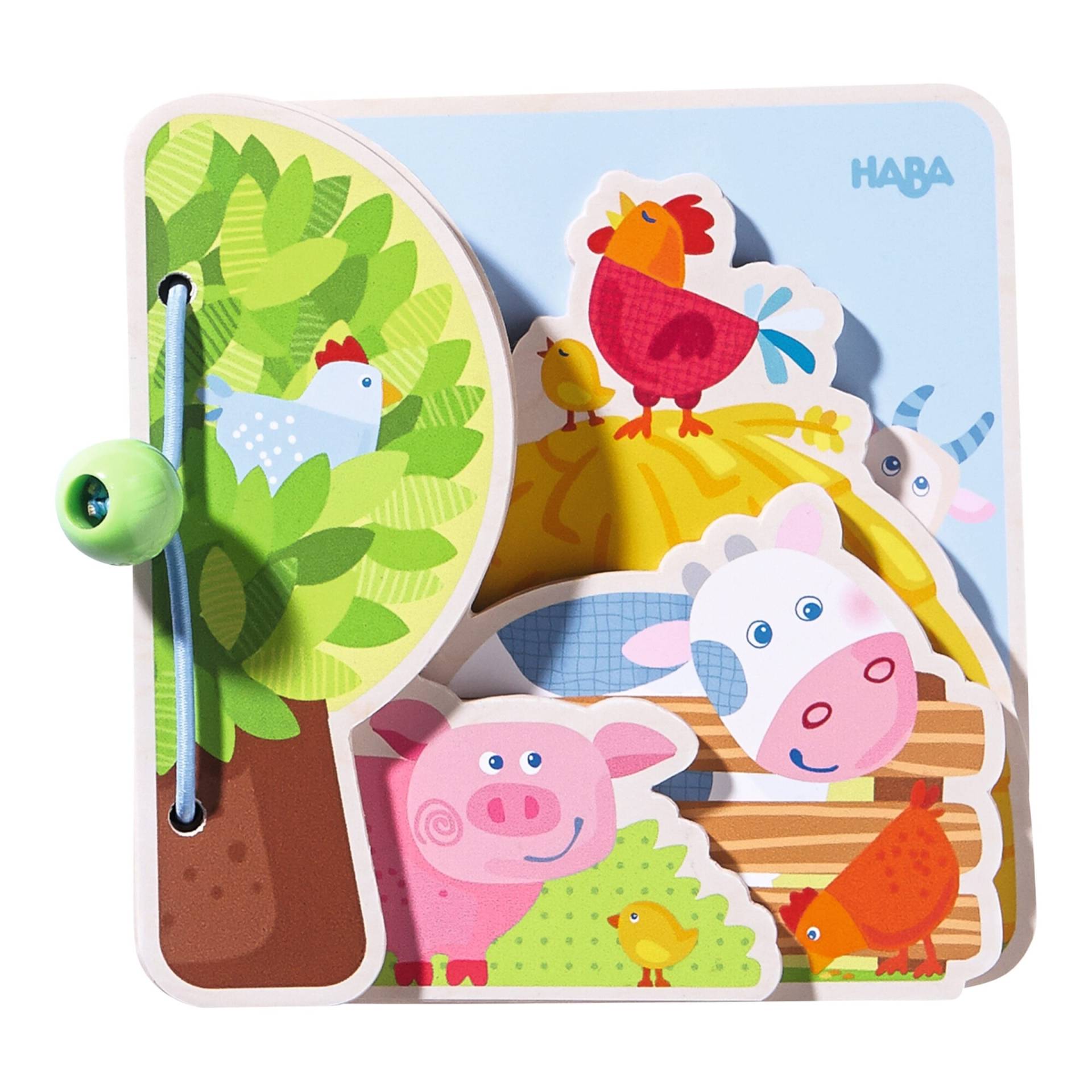Haba Babybuch Bauernhoffreunde aus Holz von HABA