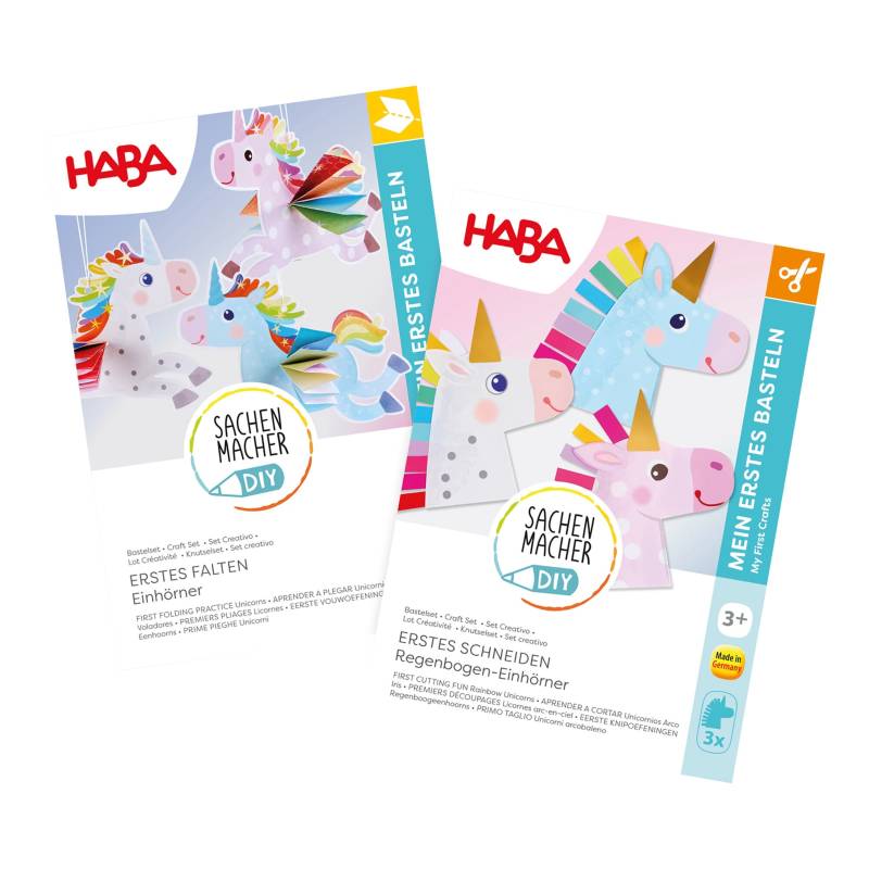Haba Bastelset 2 Sachenmacher Einhörner Haba Bastelset 2 Sachenmacher Einhörner von HABA
