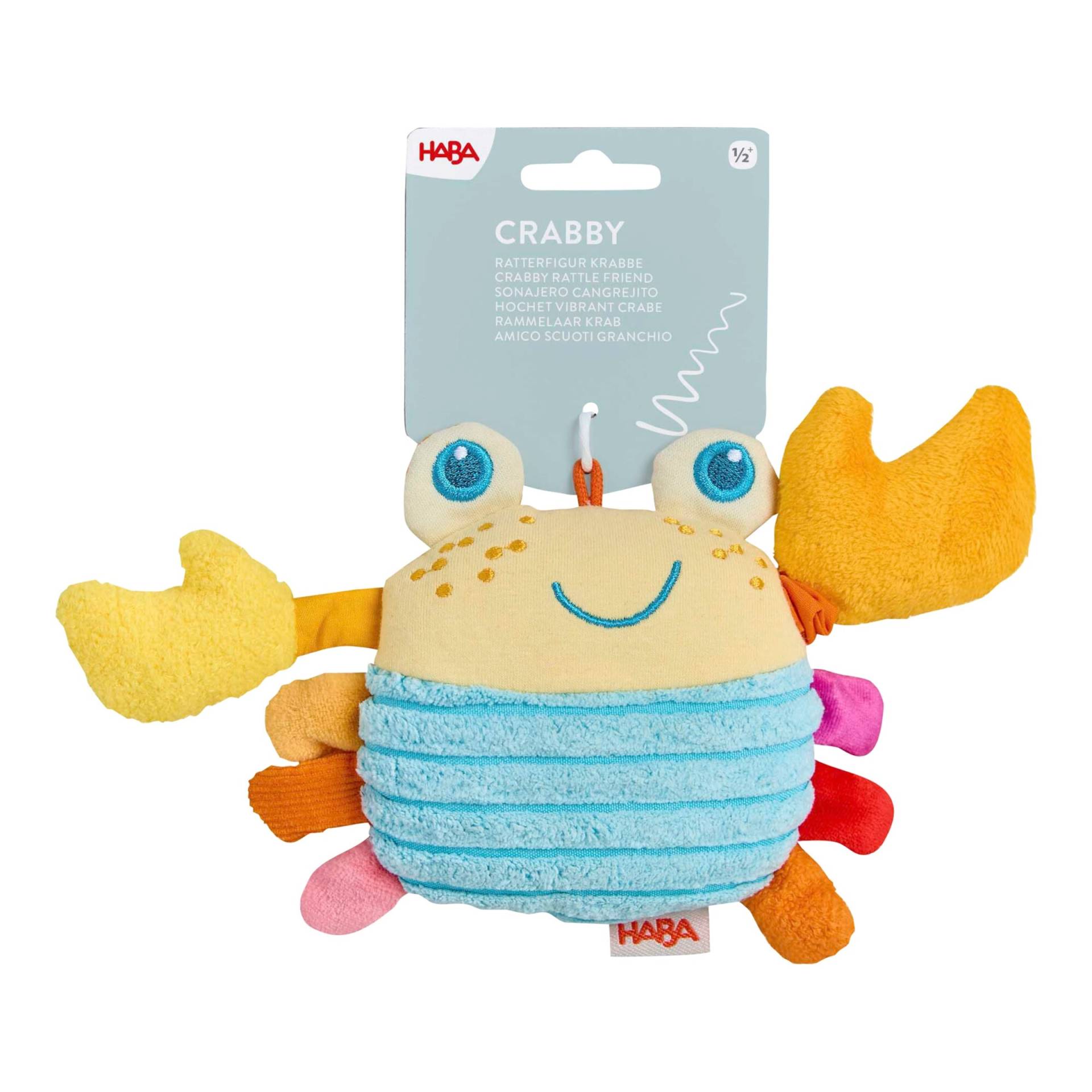 Haba Greifling Ratterfigur Krabbe Haba Greifling Ratterfigur Krabbe von HABA