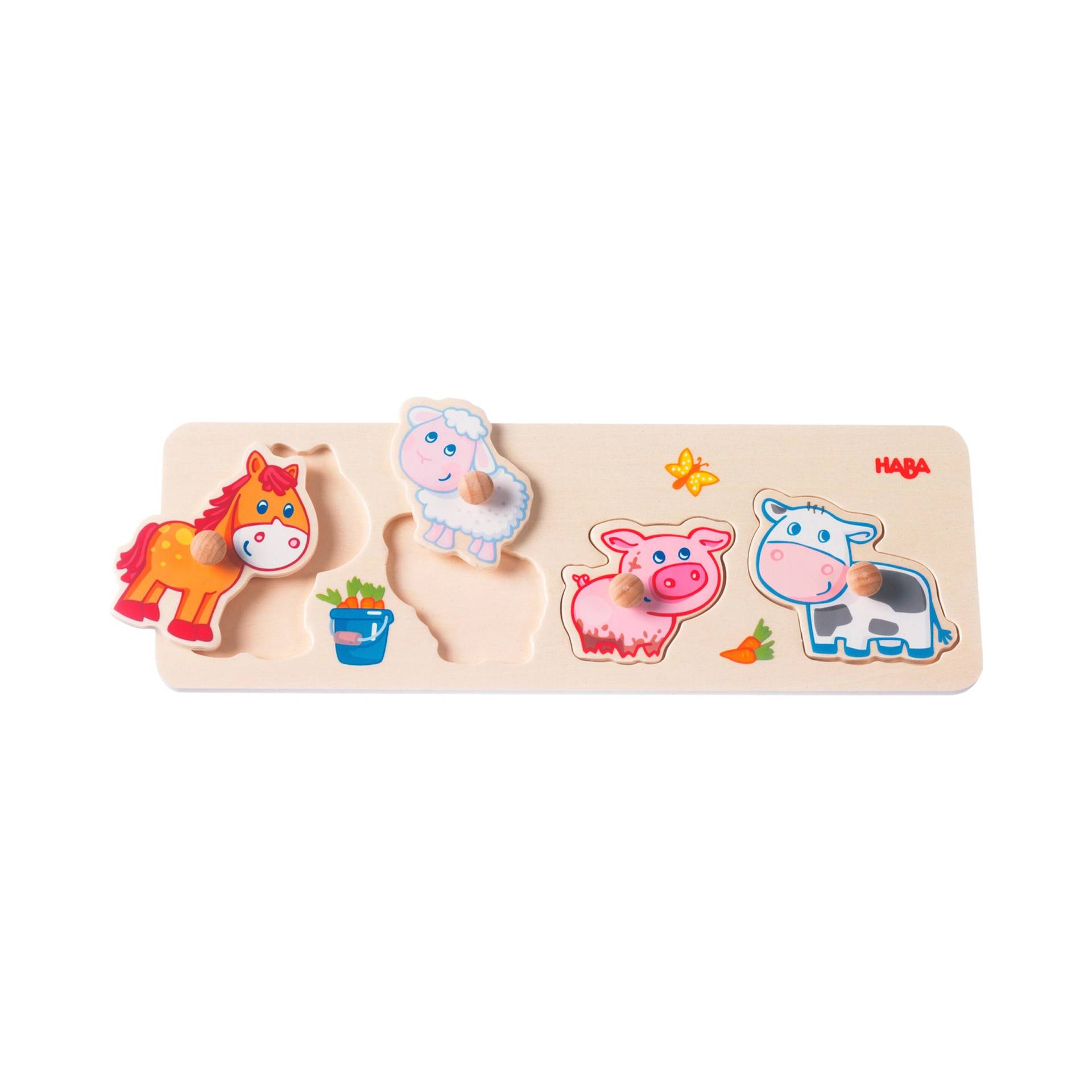 Haba Greifpuzzle Bauernhof-Tierkinder Haba Greifpuzzle Bauernhof-Tierkinder von HABA
