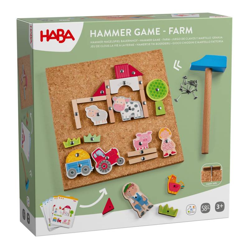 Haba Hammer-Nagelspiel Bauernhof Haba Hammer-Nagelspiel Bauernhof von HABA