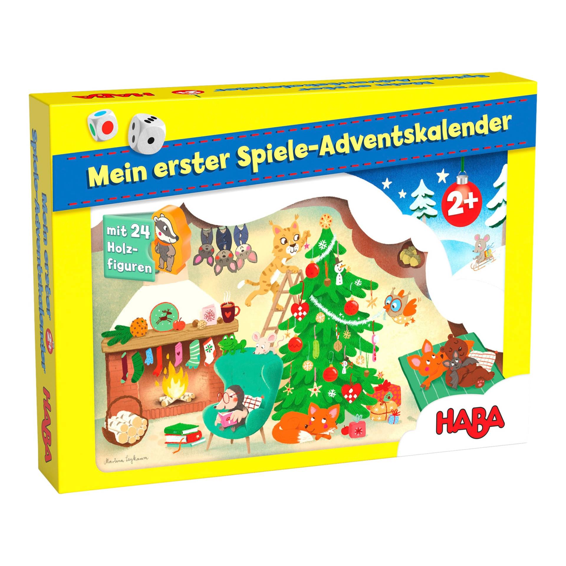 Haba Mein erster Spiele-Adventskalender - Weihnachten in der Bärenhöhle von HABA