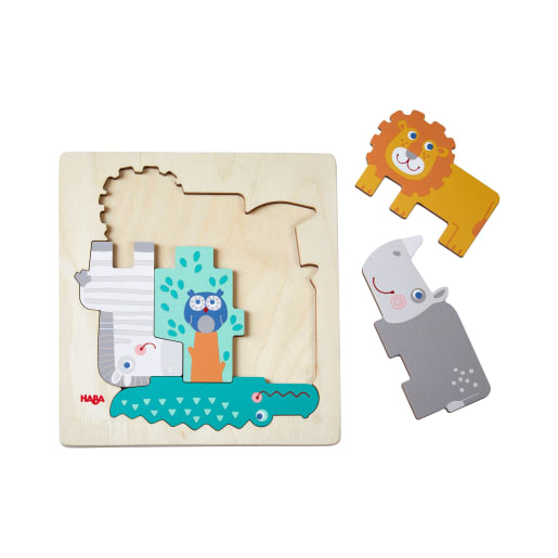 Holzpuzzle Tierisch wild von HABA 