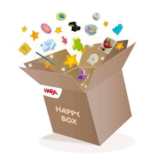 Kinderspiele-Überraschungsbox, 6 Spieleklassiker ab 2 Jahren Kinderspiele-Überraschungsbox, 6 Spieleklassiker ab 2 Jahren von HABA