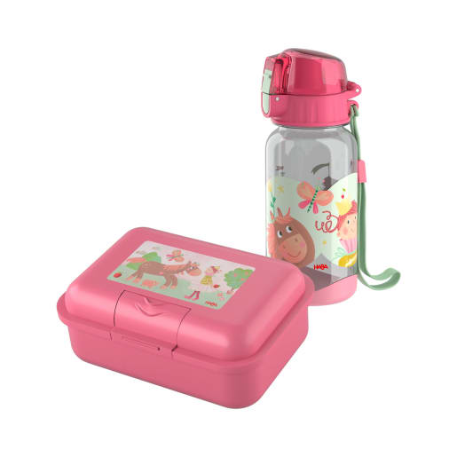 Lunch-Set Prinzessin für Kinder, Prinzessinnen-Brotdose & -Trinkflasche von HABA 
