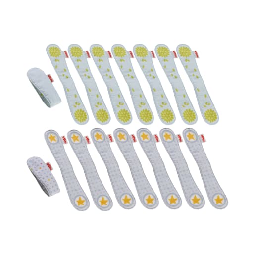 Magnetische Halteschlaufen für Kinderwagen, 16 Stück Magnetische Halteschlaufen für Kinderwagen, 16 Stück von HABA