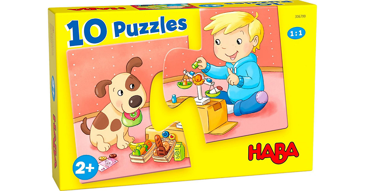 Puzzle Mein Spielzeug, 10 x 2 Teile Puzzle Mein Spielzeug, 10 x 2 Teile von HABA