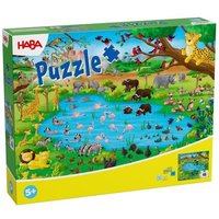 HABA 2013836001 - puzzle+learn 123, Puzzle Tiere+Zahlen 1 bis 20, Lern-Puzzle, 48 Teile HABA 2013836001 - puzzle+learn 123, Puzzle Tiere+Zahlen 1 bis 20, Lern-Puzzle, 48 Teile von HABA