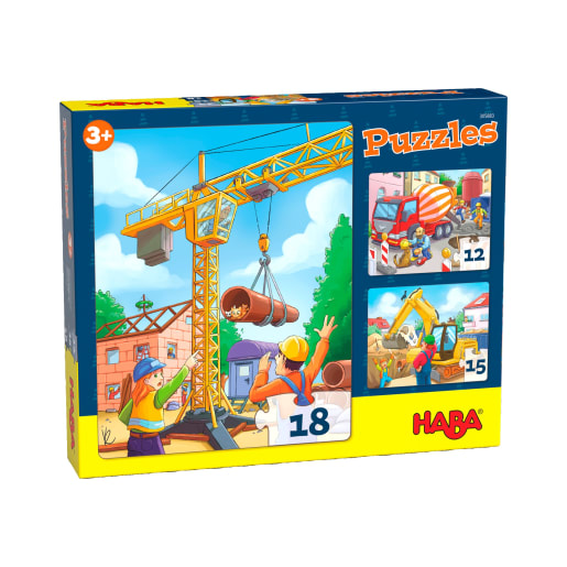 Puzzles Baustellenfahrzeuge Puzzles Baustellenfahrzeuge von HABA